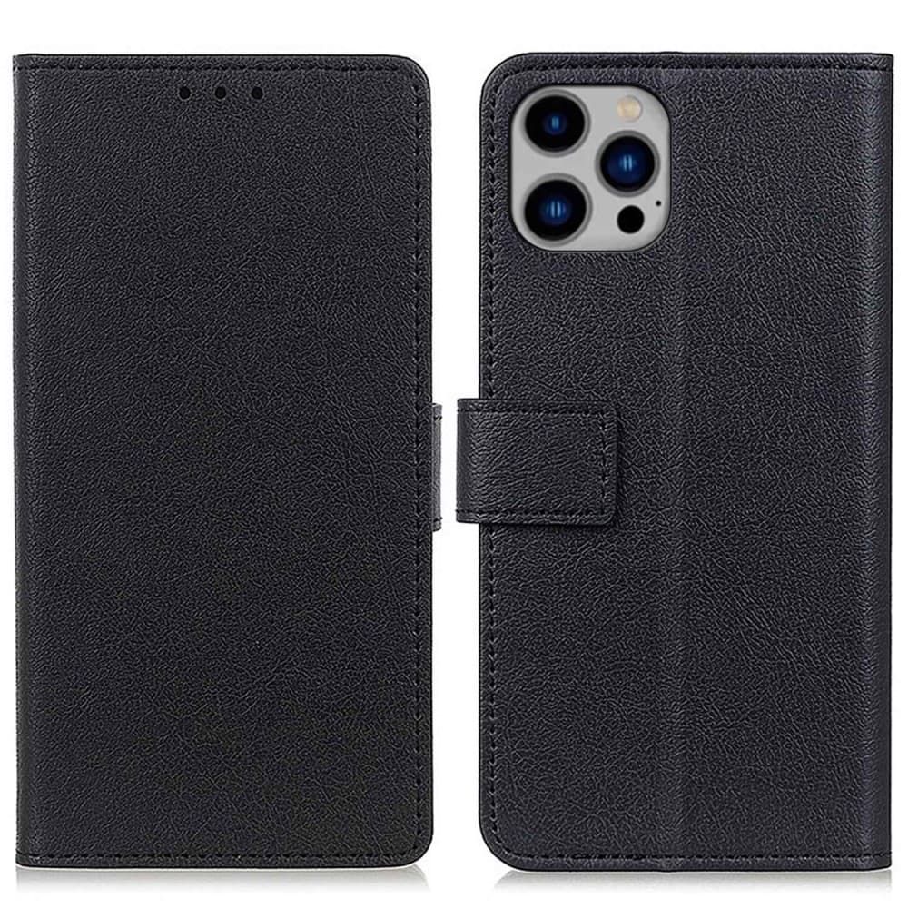 Textured iPhone 14 Plus Fodral - Svart