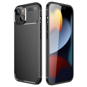 Carbon Fiber Skal för iPhone 14 - Svart
