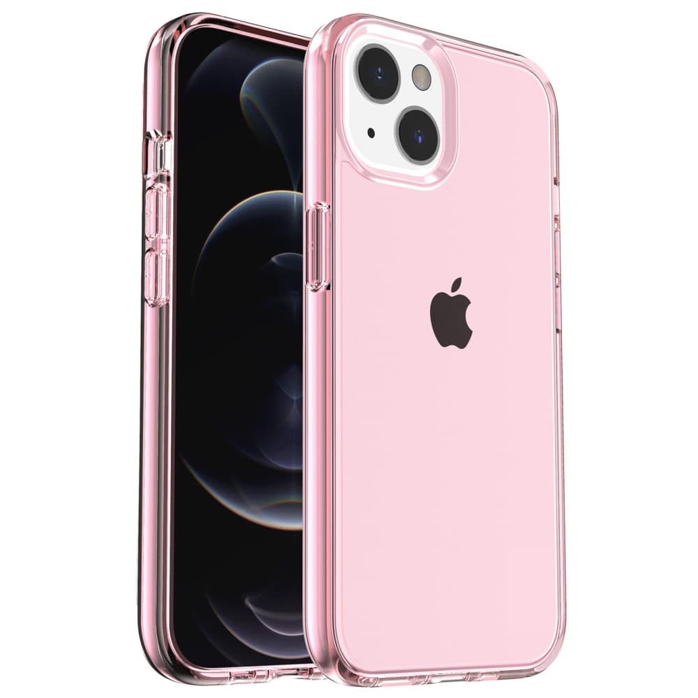 Anti-scratch Mobilskal För iPhone 14 - Transparent Pink