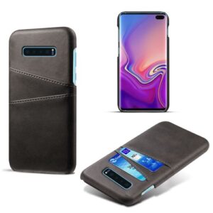 Taltech Crazy Horse Plånboksfodral till Samsung Galaxy S10 Plus - Svart