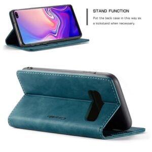 CASEME Plånboksfodral för Samsung Galax S10 - Blå