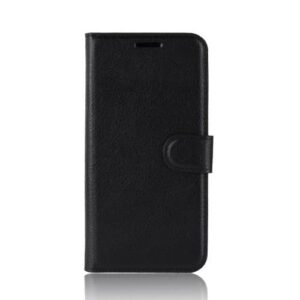 Litchi Plånboksfodral till Samsung Galaxy A20e - Svart