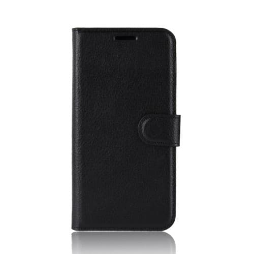Litchi Plånboksfodral till Samsung Galaxy A20e - Svart