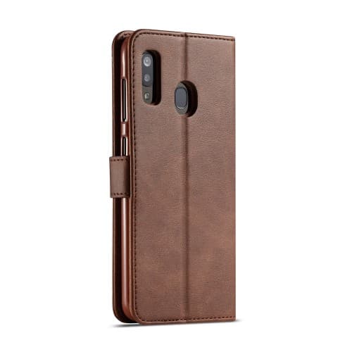 LC.IMEEKE Plånboksfodral för Samsung Galaxy A20e - Kaffe