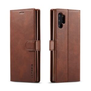 LC.IMEEKE Plånboksfodral för Samsung Galaxy Note 10 Plus - Brun