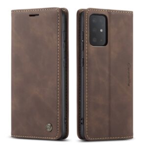 CASEME 013 Series Plånboksfodral till Samsung Galaxy S20 Plus - Mörkbrun