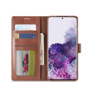 LC.IMEEKE Fodral för Samsung Galaxy S20 FE - Brun