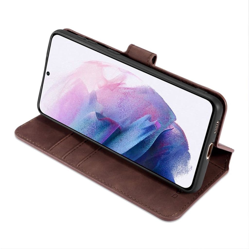 DG.MING Samsung Galaxy S21 4G, 5G fodral - Coffee - Bild 4
