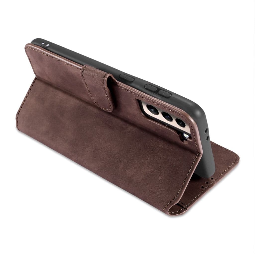 DG.MING Samsung Galaxy S21 4G, 5G fodral - Coffee - Bild 5
