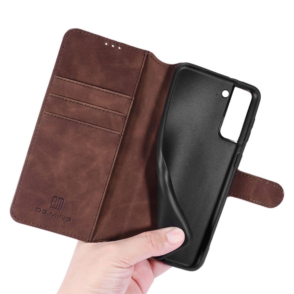 DG.MING Samsung Galaxy S21 4G, 5G fodral - Coffee - Bild 7