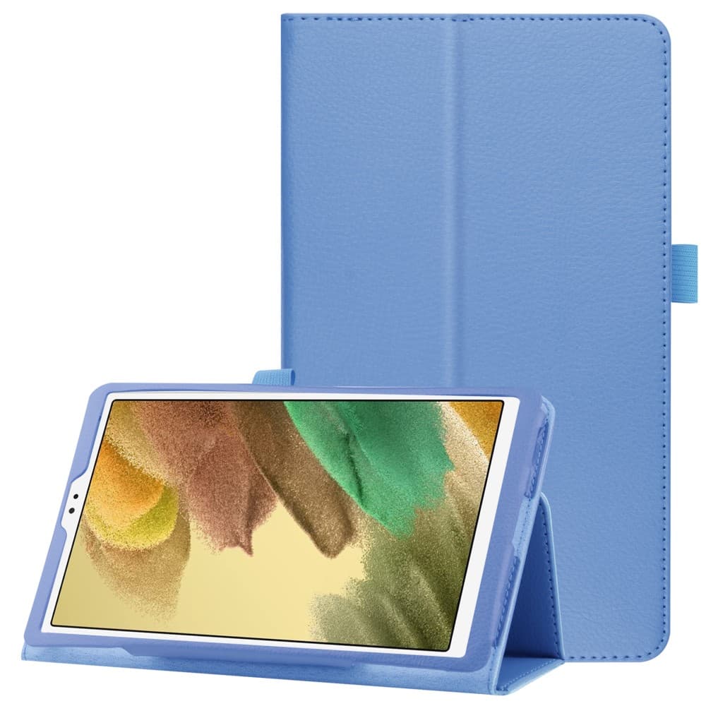 Samsung Galaxy Tab A7 Lite 8.7 fodral med ett stativ - Baby Blue