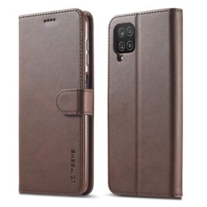 LC IMEEKE Samsung Galaxy A22 4G fodral - Mörkbrunt