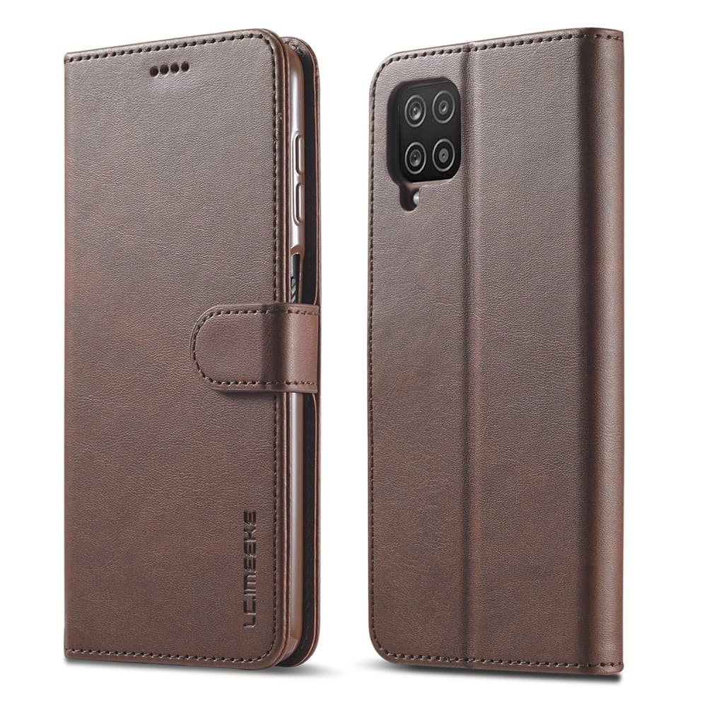 LC IMEEKE Samsung Galaxy A22 4G fodral - Mörkbrunt