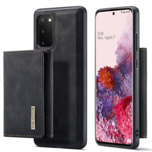 DG.MING M1 Series 2-i-1 Plånboksfodral till Samsung Galaxy S20 - Svart