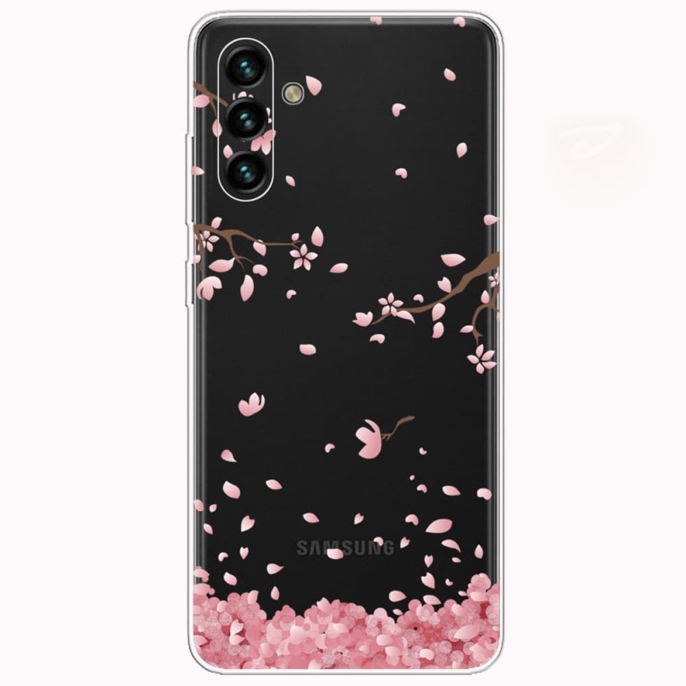 Samsung Galaxy A13 5G/A04s 4G TPU Skal - Falling Flowers