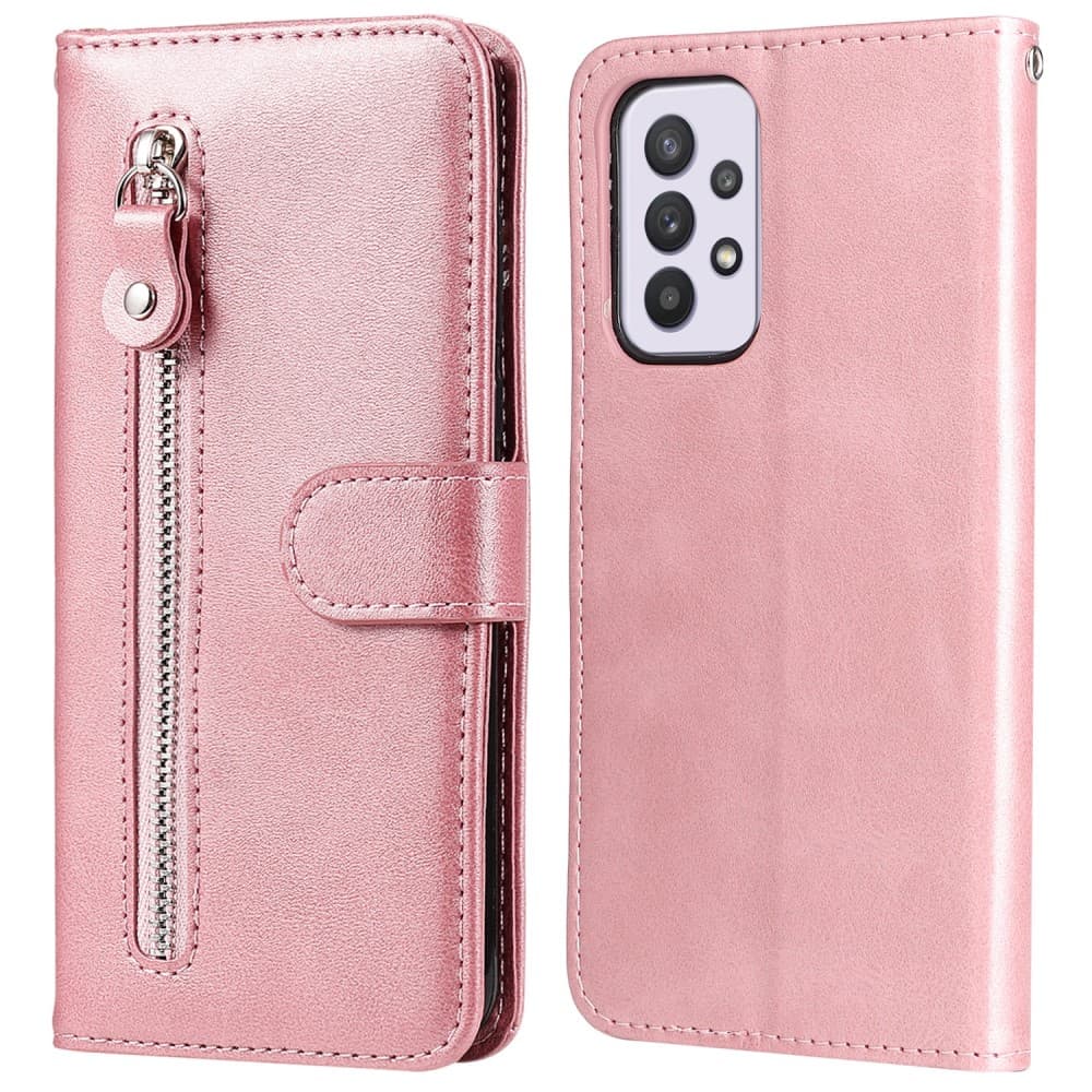 Samsung Galaxy A33 5G premium plånboksfodral - Rosé
