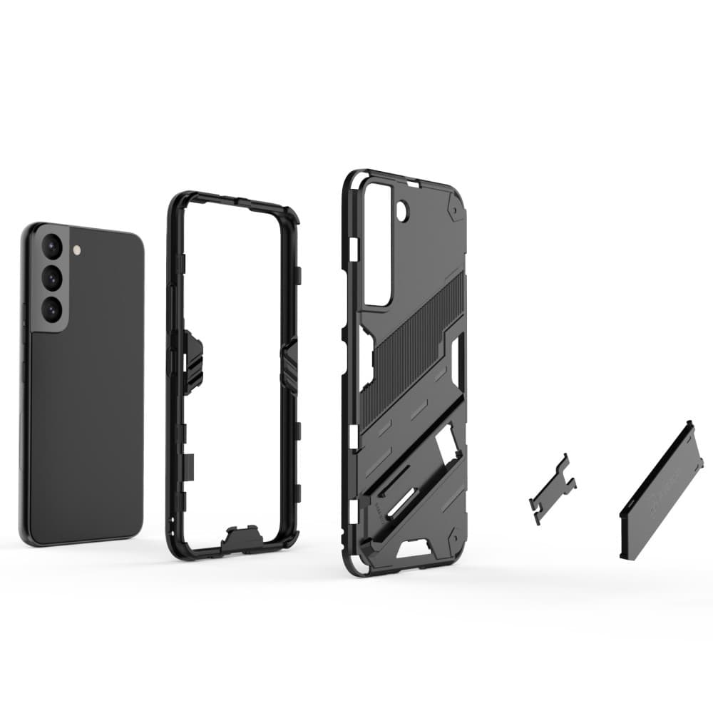 Samsung Galaxy S22 5G mobilskal med ett stativ - Svart - Bild 3