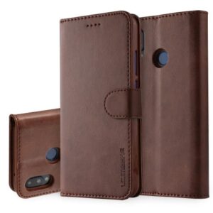 LC.IMEEKE Plånboksfodral till Huawei P20 Lite & Nova 3e - Brun