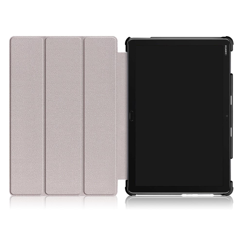 Tri-Fold Fodral för Huawei Mediapad M5 Lite 10 - Svart