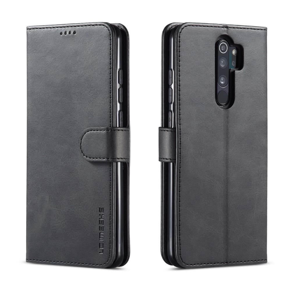 LC.IMEEKE Plånboksfodral för Xiaomi Redmi Note 8 Pro - Svart