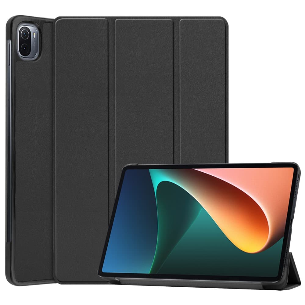 Xiaomi Pad 5 / 5 Pro fodral med ett stativ - Svart