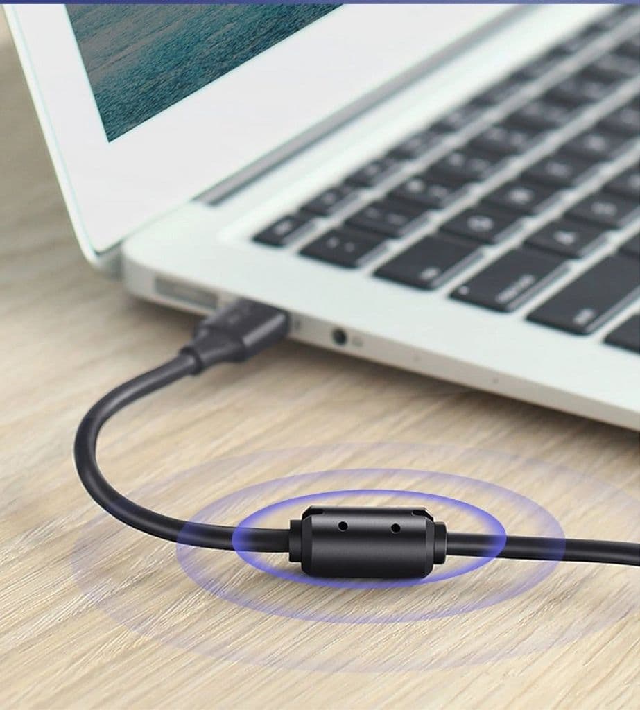 UGREEN USB-skrivarkabel USB-A till USB-B, 1,5m - Svart - Bild 4