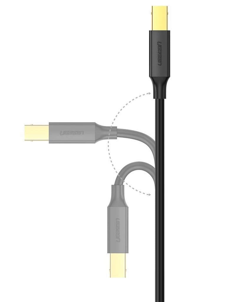 UGREEN USB-skrivarkabel USB-A till USB-B, 1,5m - Svart - Bild 6