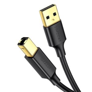 UGREEN USB-skrivarkabel USB-A till USB-B, 1,5m - Svart
