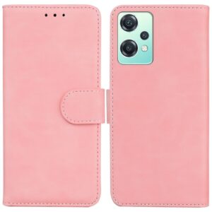 OnePlus Nord CE 2 Lite 5G Solid Color Premium Plånboksfodral - Rosa