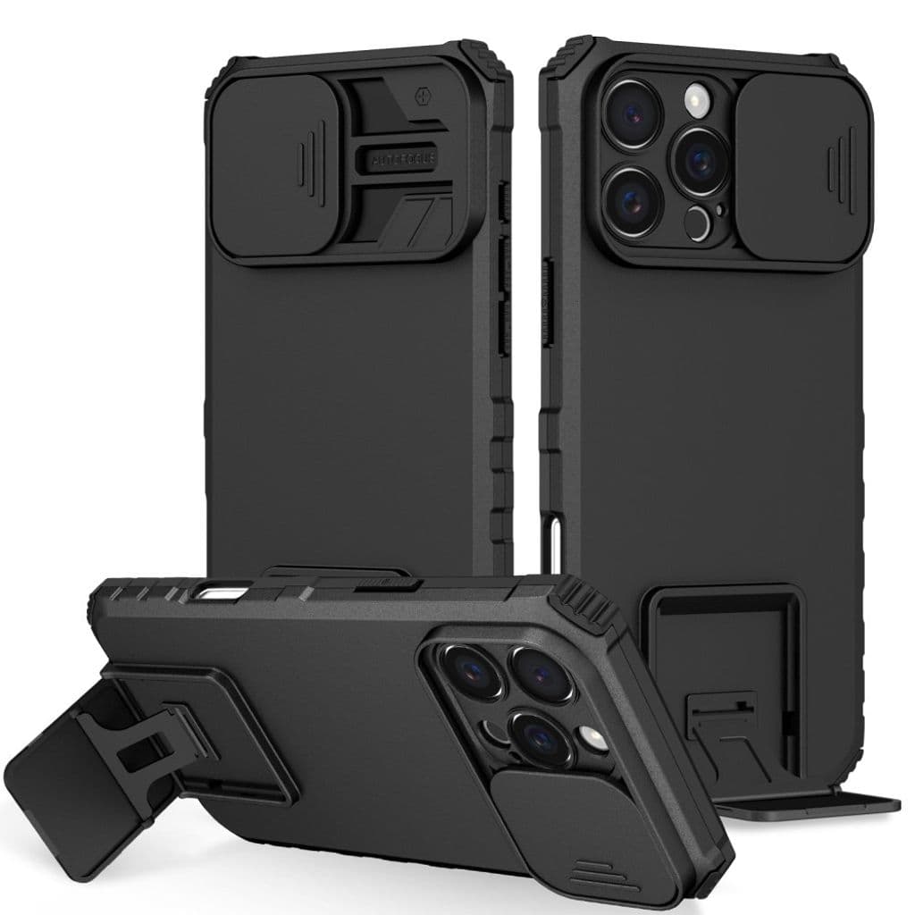iPhone 16 Pro Skal med kameraskydd - Svart