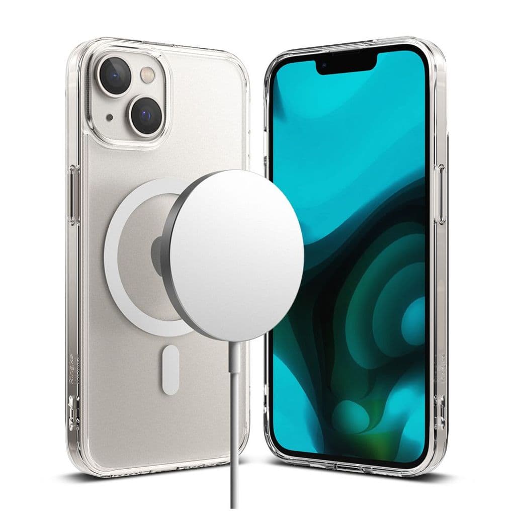 Ringke Fusion MagSafe Skal till iPhone 14 Plus - Matt transparent - Bild 2