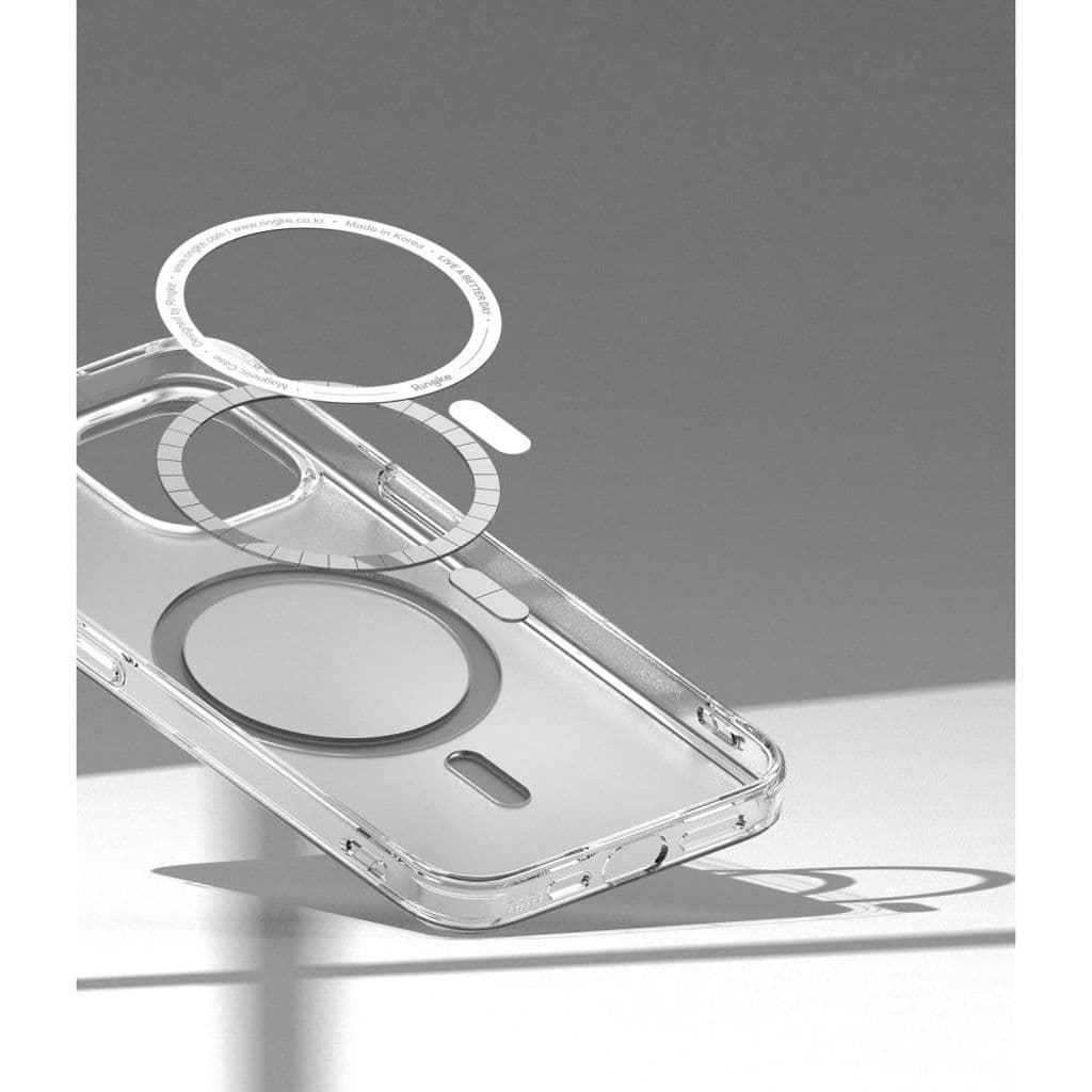 Ringke Fusion MagSafe Skal till iPhone 14 Plus - Matt transparent - Bild 7