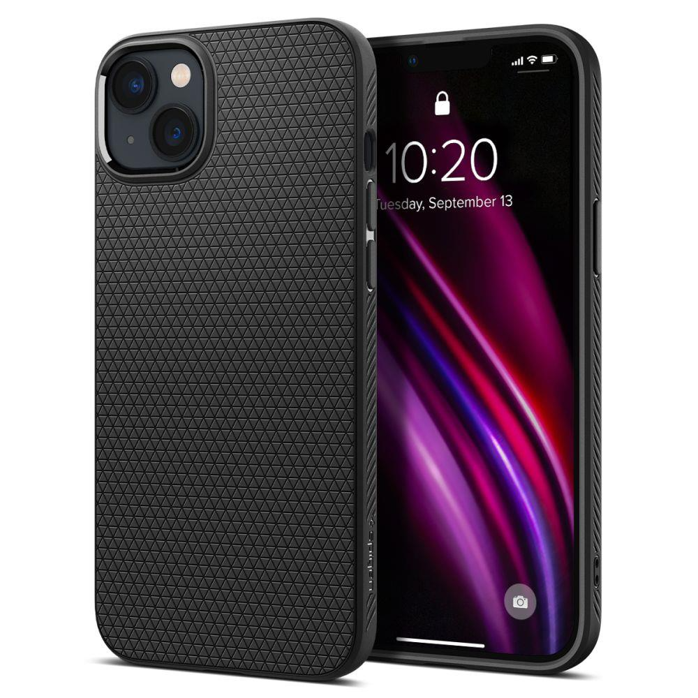 Spigen Liquid Air Skal för iPhone 14 - Matt Svart