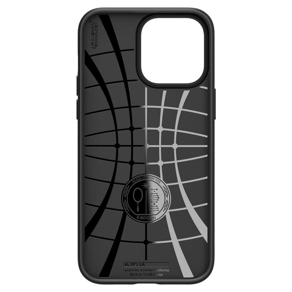 Spigen Liquid Air Skal för iPhone 14 Pro - Matt Svart - Bild 5