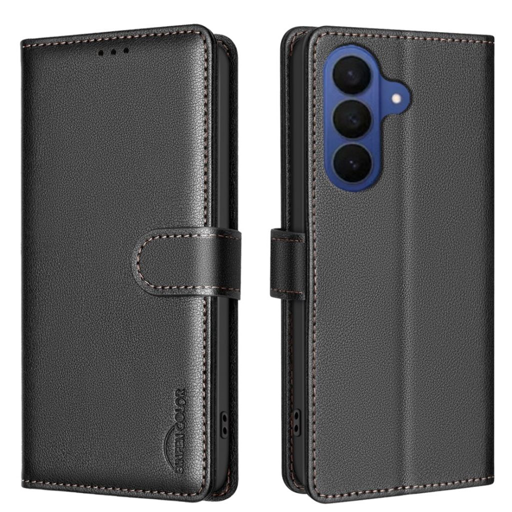 BINFEN COLOR Samsung Galaxy A37 5G Plånboksfodral med RFID-skydd - Svart