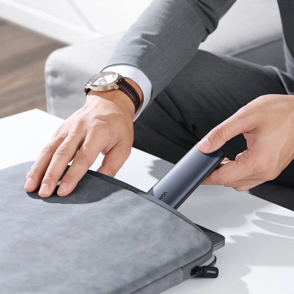 UGREEN M.2 M-Key 10G-hölje + USB-C-kabel, 0,5 m - Grå