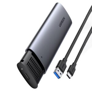 Ugreen Hårddiskfack M.2 B-Key SATA 3.0 5Gbps + USB-C Kabel
