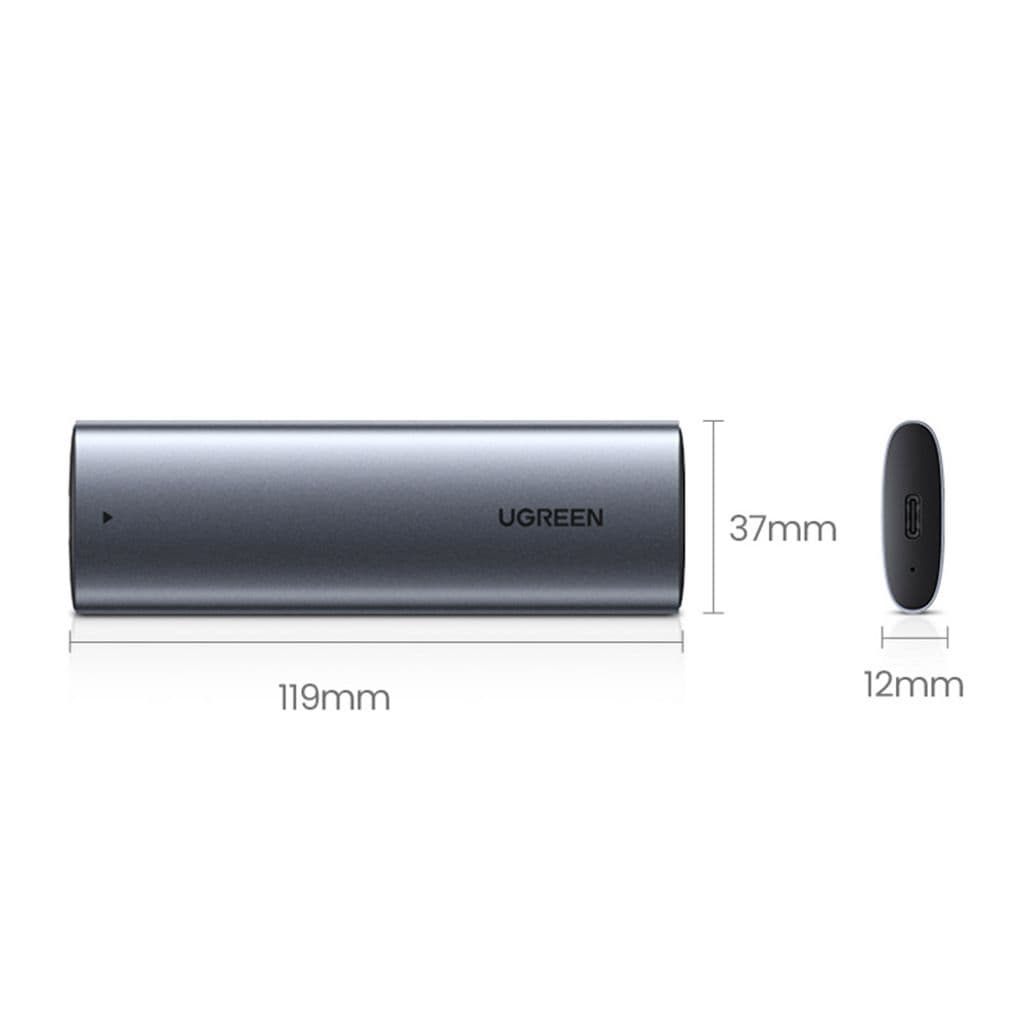 Ugreen Hårddiskfack M.2 B-Key SATA 3.0 5Gbps + USB-C Kabel - Bild 6