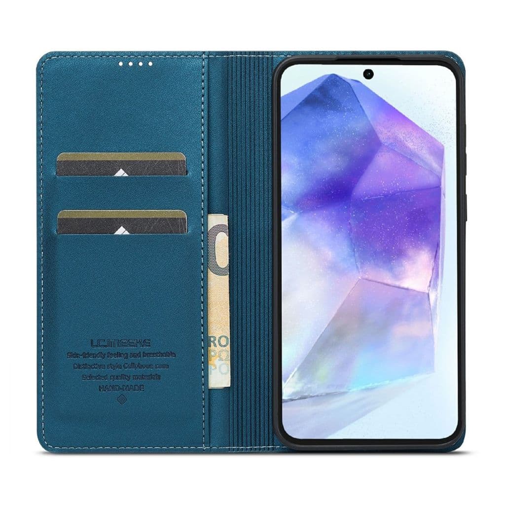 LC.IMEEKE Samsung Galaxy S25 FE Plånboksfodral - Blå - Bild 2