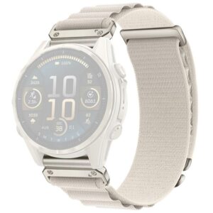 Garmin Fenix 8 Pro/Quatix 8/Tactix 8 47mm Sportarmband i nylon - Beige