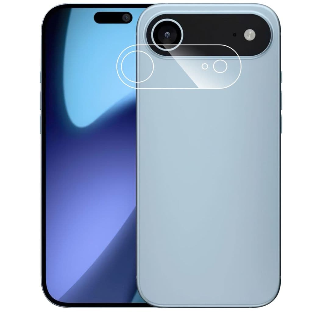 iPhone Air Linsskydd i härdat glas - Transparent - Bild 2