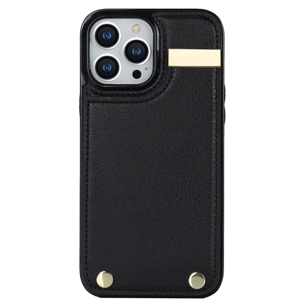 iPhone 14 Pro Skal med korthållare - Svart - Bild 2