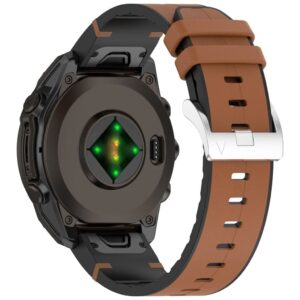 Garmin Fenix ​​8 47mm etc. Tvåfärgat klockarmband - Brun