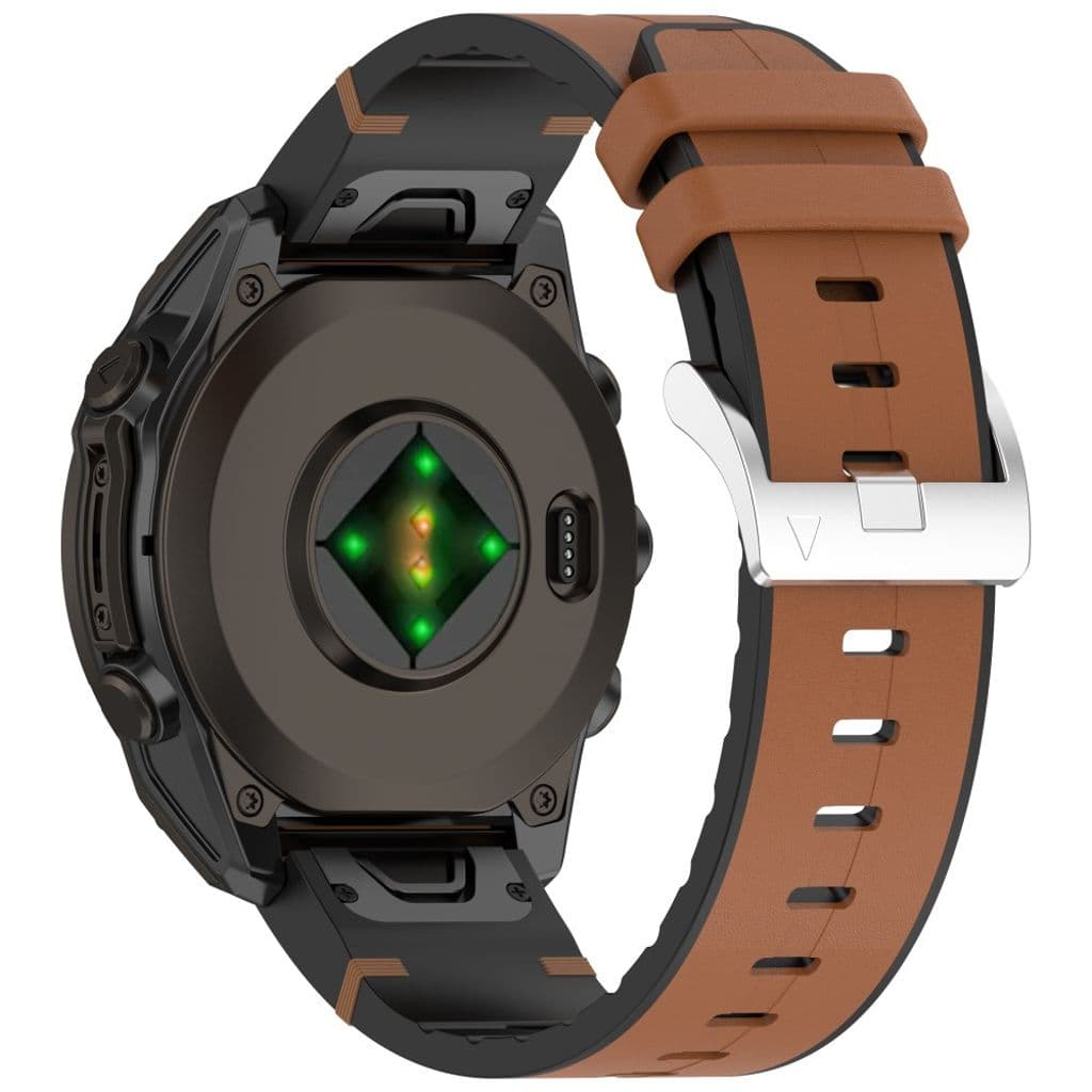 Garmin Fenix 8 47mm etc. Tvåfärgat klockarmband - Brun