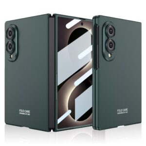 GKK Samsung Galaxy Z Fold8 Skal med skärmskydd i härdat glas - Midnattsgrön