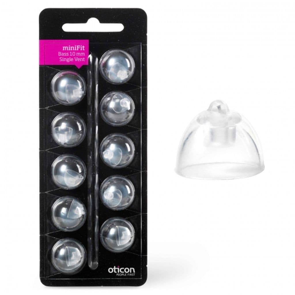 Oticon Dome Bass single minifit 10mm Modell Alta/Nera(10/frp)