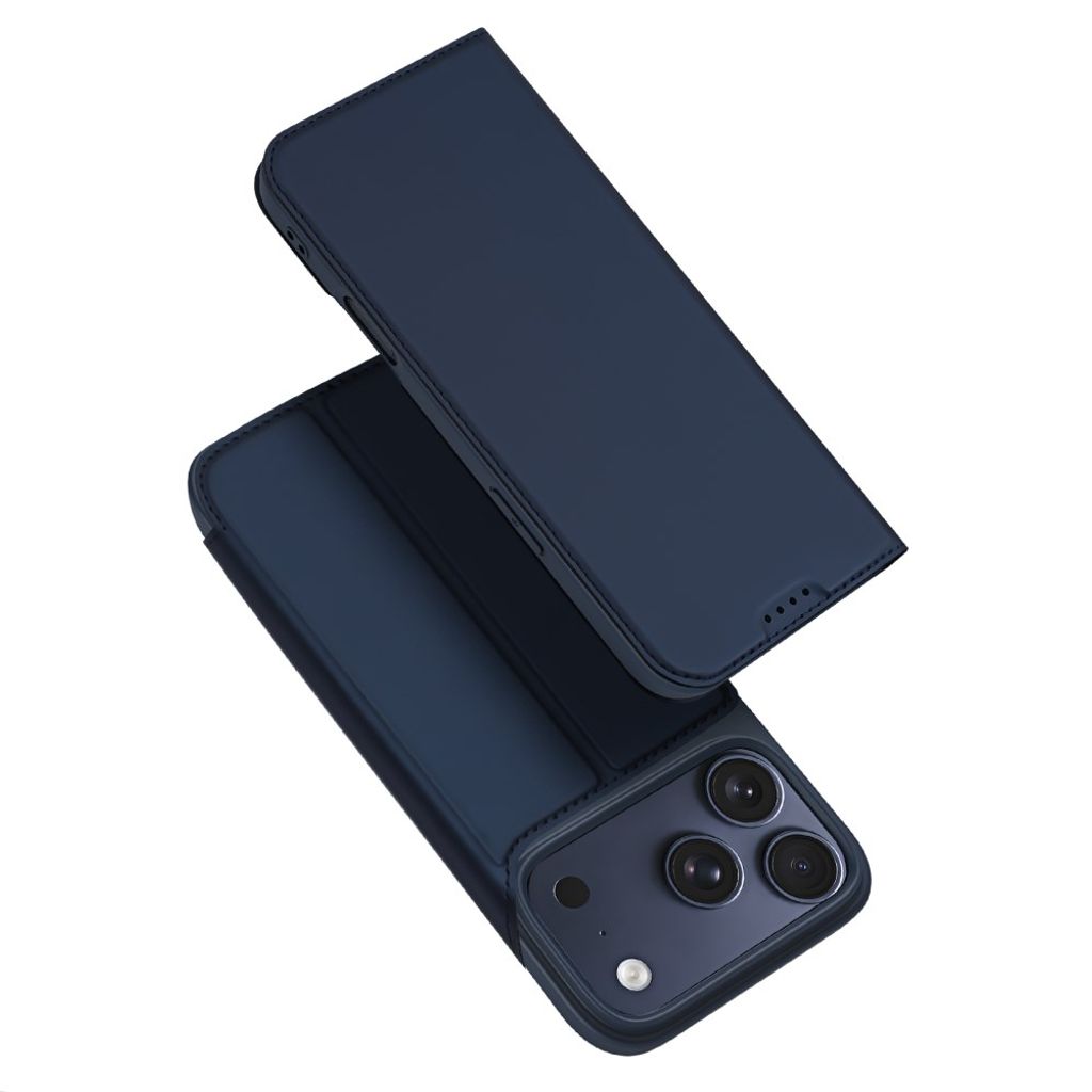 DUX DUCIS iPhone 18 Pro/17 Pro Plånboksfodral med kortfack - Blå