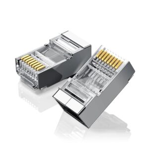 Ugreen RJ45 8P8C Kontakt Cat6/Cat5e 10-pack - Silver