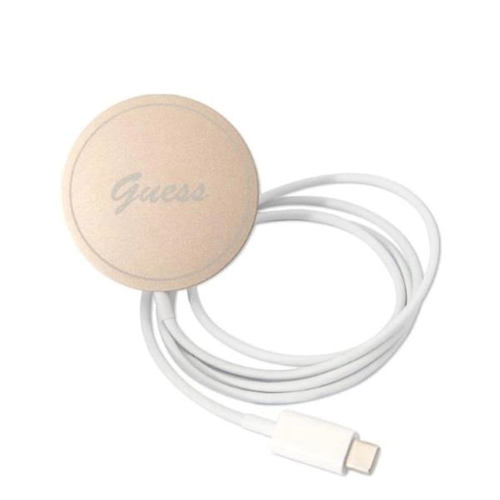 Guess Magsafe Skal och laddare set till iPhone iPhone 13 Pro - Rosa