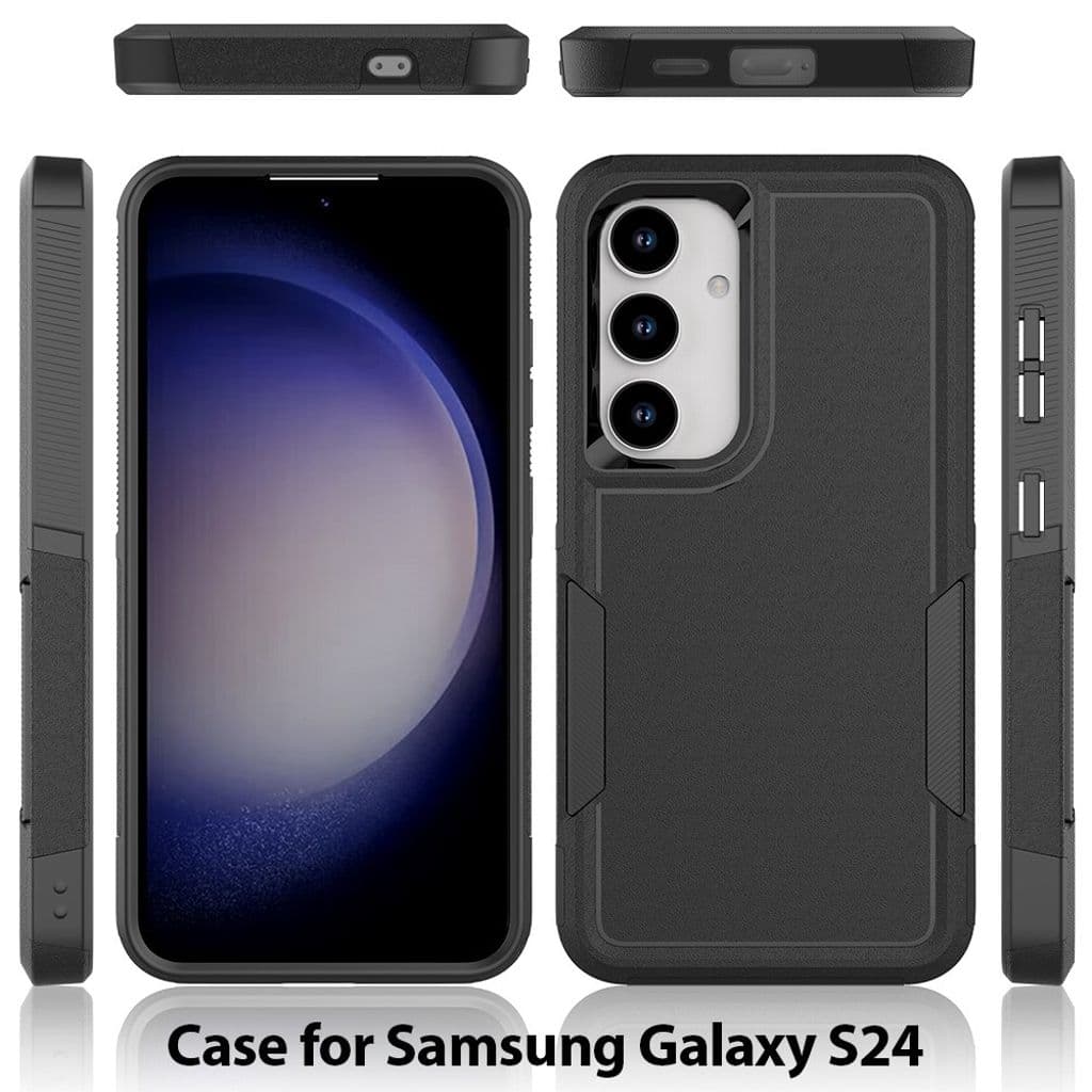 Samsung Galaxy S24 Stötsäkert skal - Svart